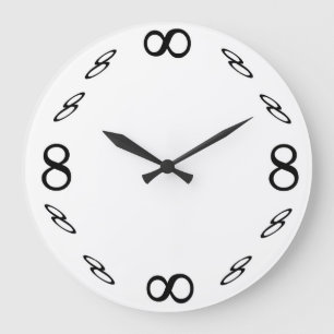 Relógio Grande Pulso de disparo infinito