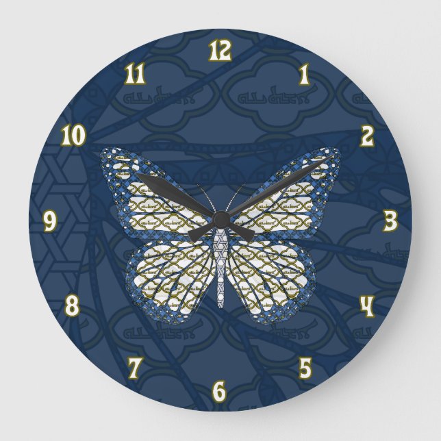 Relógio Grande Pulso de disparo judaico do monarca (Frente)