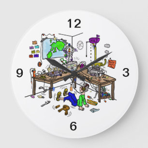 Relógio Grande Pulso de disparo louco de Radio Shack do presunto