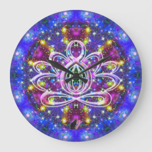 Relógio Grande Pulso de disparo Resplendent de Lotus do zen