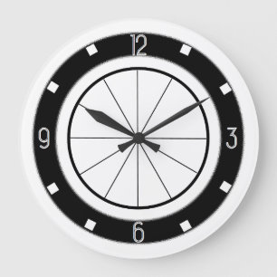 Relógio Grande Pulso de disparo retro da cozinha do