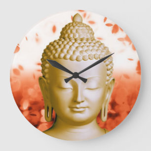 Relógio Grande Pulso de disparo sereno de Buddha