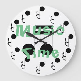 Relógio Grande Pulso de disparo temático musical da decoração do