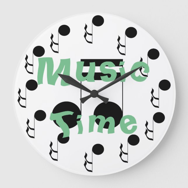 Relógio Grande Pulso de disparo temático musical da decoração do (Frente)