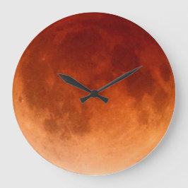 Relógio Grande Pulso de disparo total da lua do sangue do eclipse