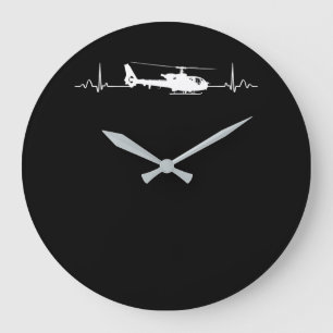 Relógio Grande Pulso de Helicóptero para Pilotos e Aviadores