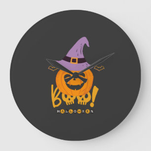 Relógio Grande Pumpkin Wicked