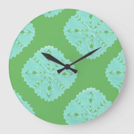 RELÓGIO GRANDE QUADRADO ABSTRATO WYCINANKI BL