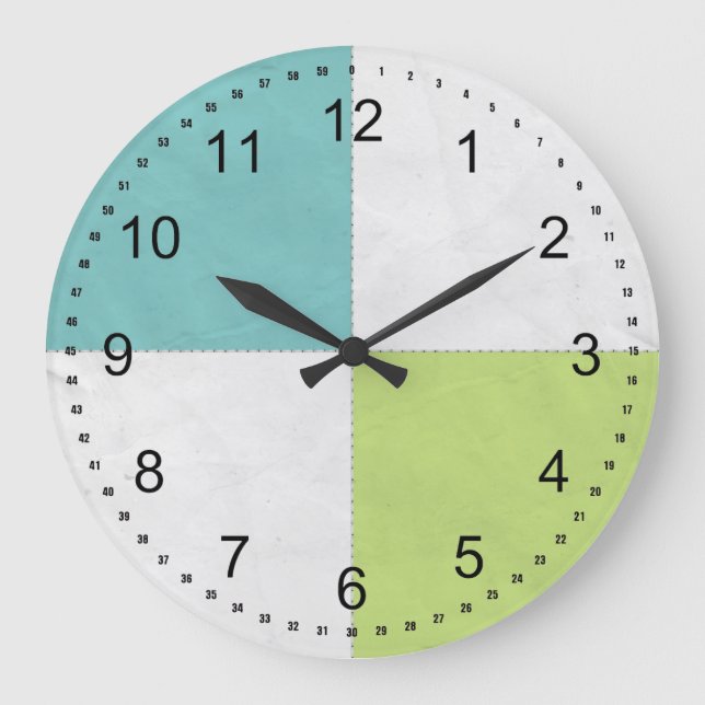 Relógio Grande Quatro quadrados (Frente)