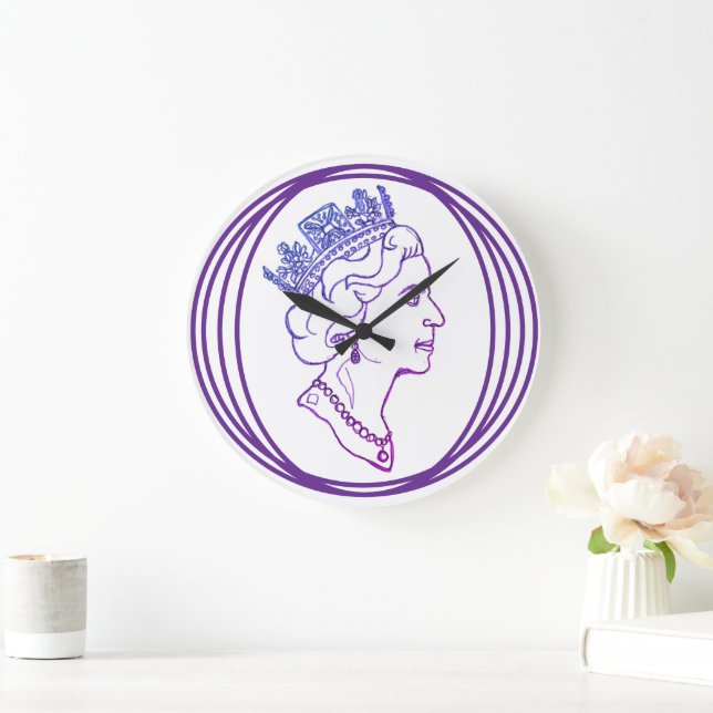 Relógio Grande Queen Elizabeth Profile (Lar)