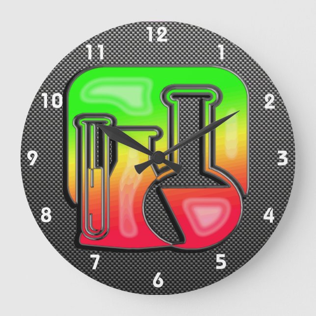 Relógio Grande Química lustrosa (Frente)