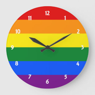 Relógio Grande Rainbow Pride