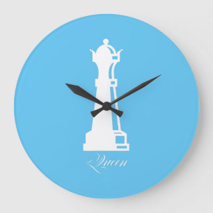 Relógio Grande Rainha Chess Piece Halloween Costume Chess Lover