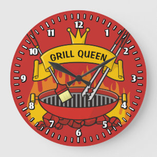 Relógio Grande Rainha Grill