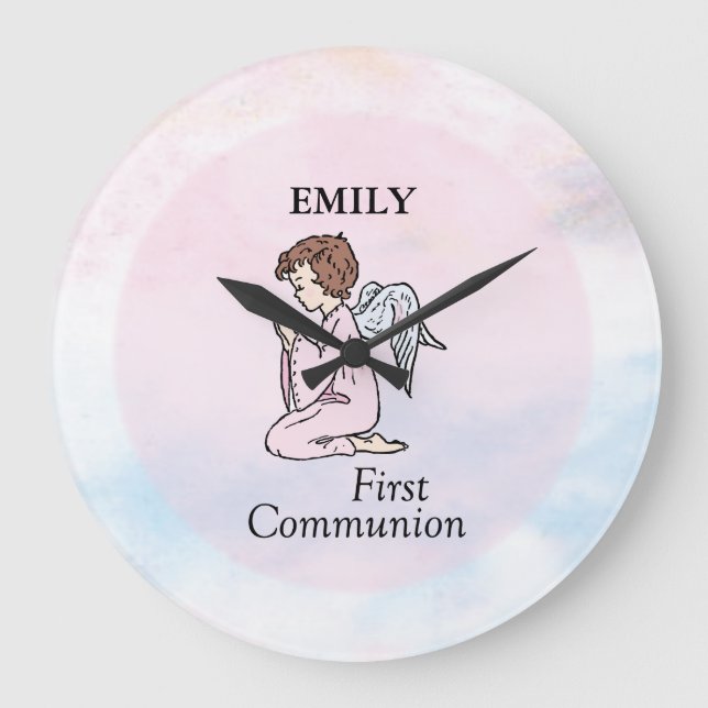 Relógio Grande Rapariga, 1º Anjo da Comunhão (Frente)