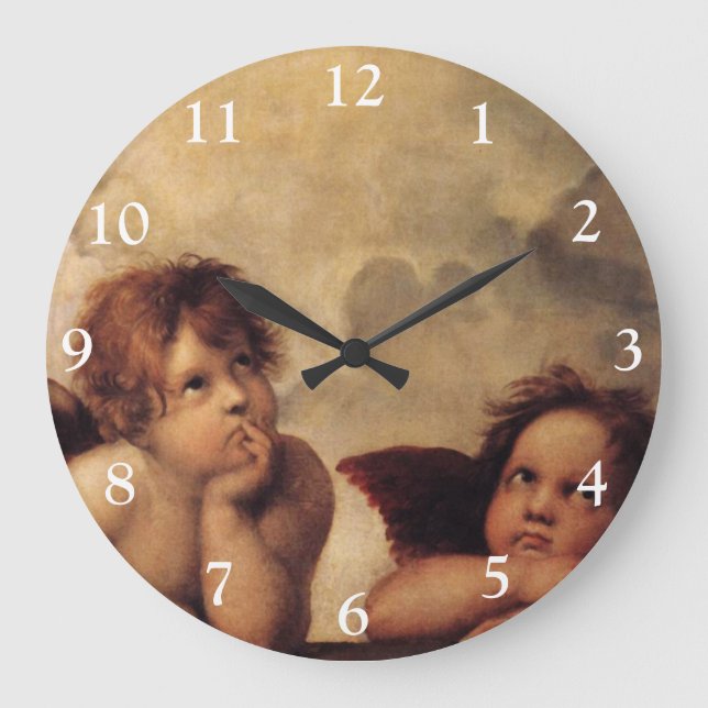 Relógio Grande Raphael,Querubim Sistino (Frente)