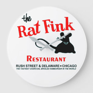 Relógio Grande Rat Fink Restaurant, Rush Street, Chicago, IL