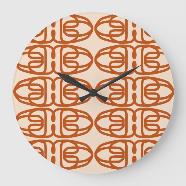 Relógio Grande RATTAN acrylic wall clock  (Frente)