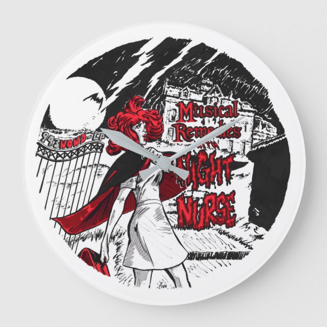 Relógio Grande Recursos Musicais com Enfermeira Noturna (Frente)