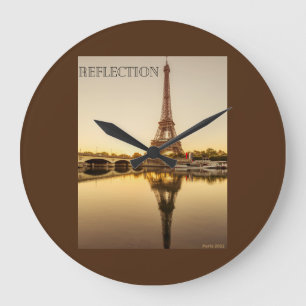 Relógio Grande Reflexões Eiffel
