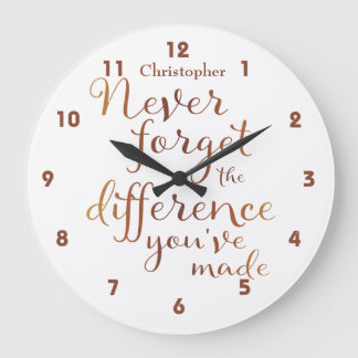 Relógio Grande Reforma Nunca Esquece Apreciação