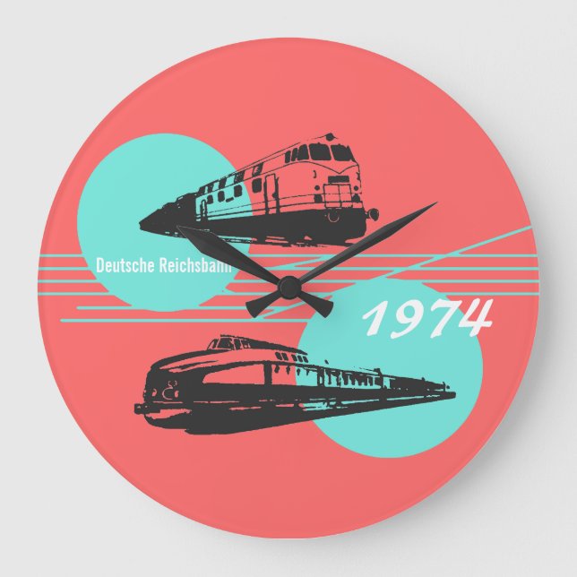 Relógio Grande Reichsbahn desenho (Frente)