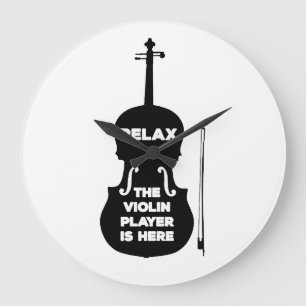 Relógio Grande Relaxe, o Jogador de Violino está aqui