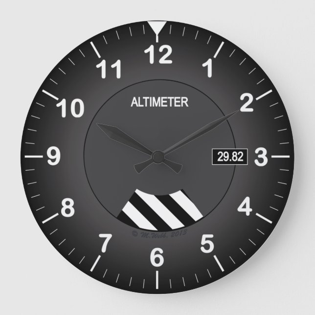 Relógio Grande Relógio, Altímetro (Frente)