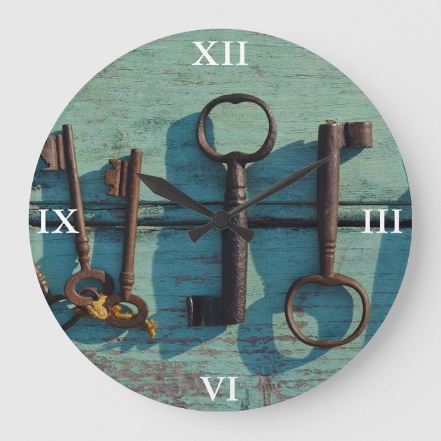 Relógio Grande Relógio: Chaves do Esqueleto Antigas (Frente)