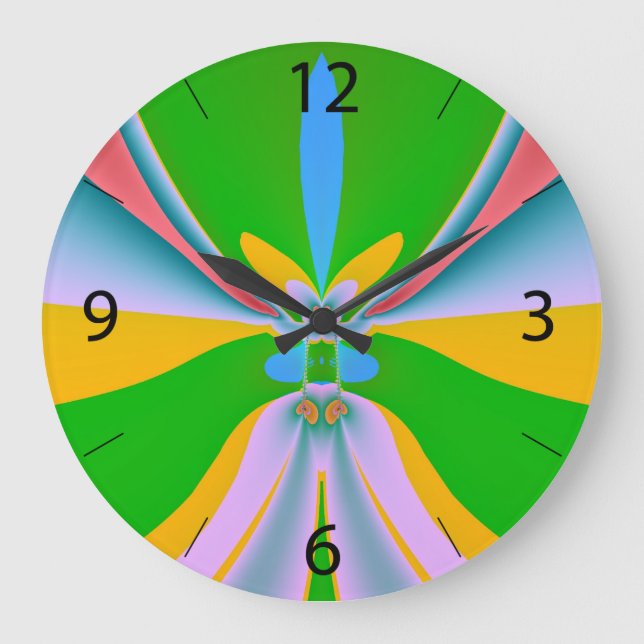 Relógio Grande Relógios Redondos Mágicos - Personalizados (Frente)