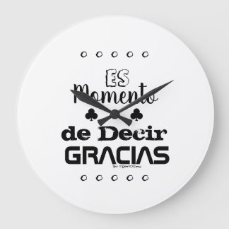 Relógio Grande Reloj de Comparação Motivacional