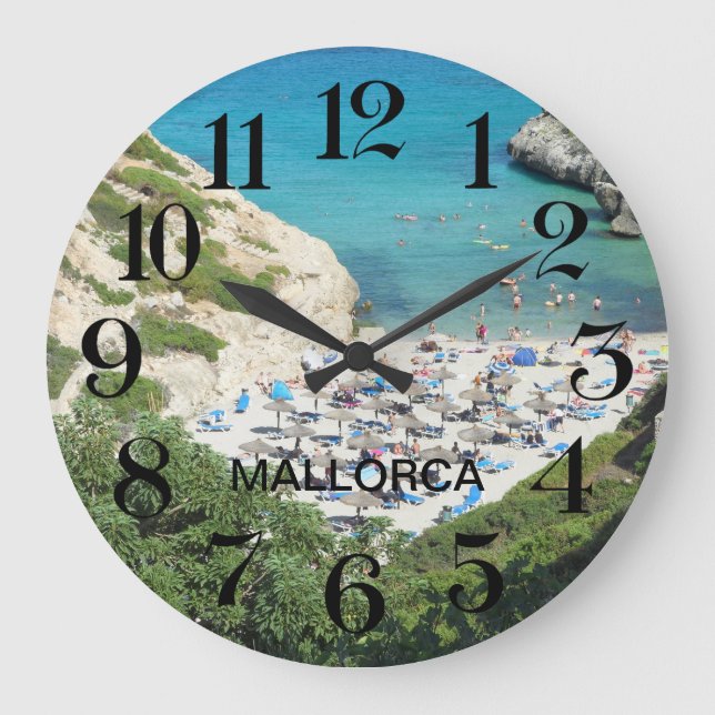 Relógio Grande reloj de pared Calas de Mallorca (Frente)