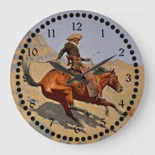 Relógio Grande Remington: A arte cowboy americana