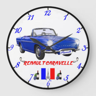 Relógio Grande Renault Caravelle Wall Clock