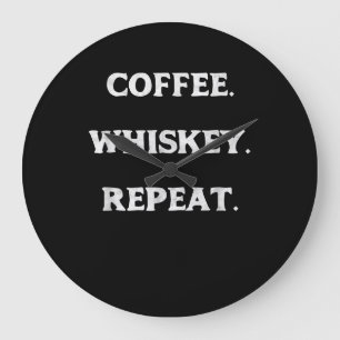 Relógio Grande Repetição de Whiskey do Café