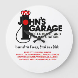 Relógio Grande Restaurantes de Garagem de John em Illinois