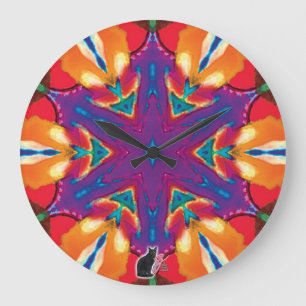 Relógio Grande Reticule Kaleidoscópio