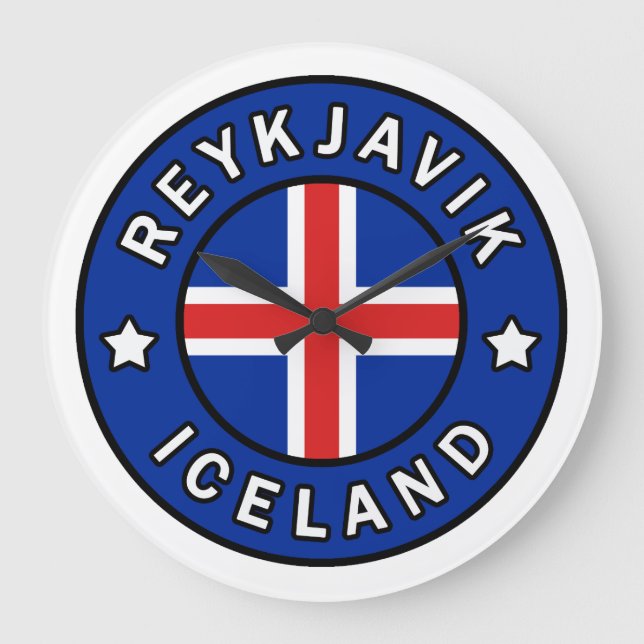 Relógio Grande Reykjavik Islândia (Frente)