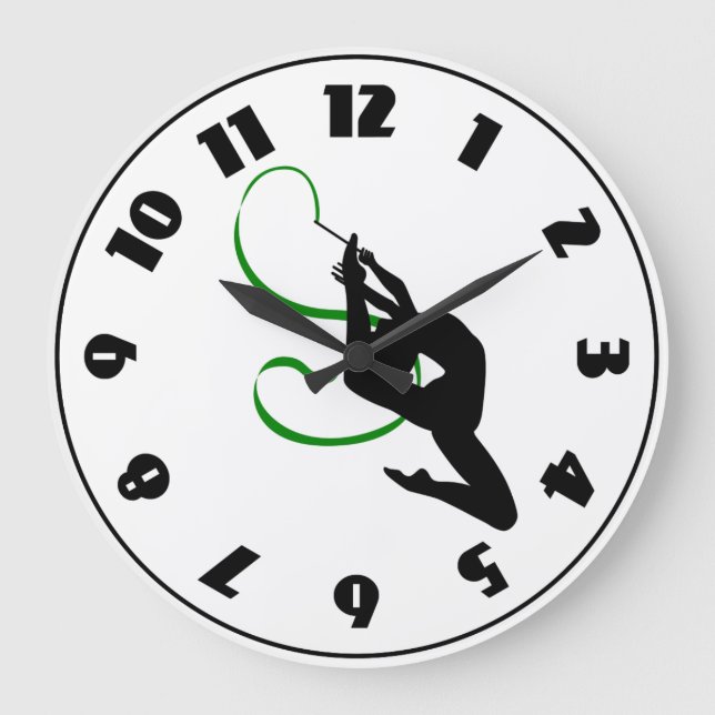 Relógio Grande Rhythmic Gymnastics Clock (Frente)