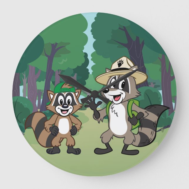 Relógio Grande Rick Ranger | Ranger Rick & Ricky (Frente)