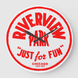 Relógio Grande Riverview Amusement Park, Chicago, 1904-1967 Illin