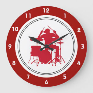 Relógio Grande Rock Wall Clocks