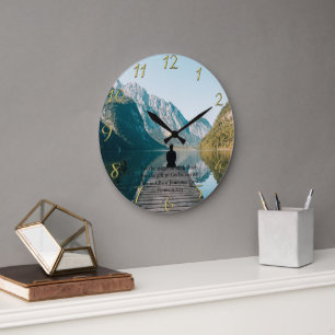 Relógio Grande Romanos 6:23 sentados no dourado