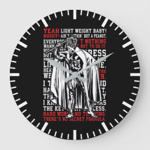 Relógio Grande Ronnie Coleman Mr Olympia Workout Inspirational