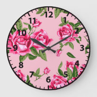 Rosas em Padrão Rosa Shabby Chic