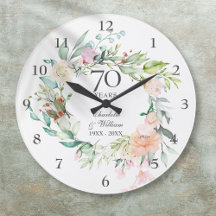 Rosas Florais de Aniversário de Casamento de 70 An