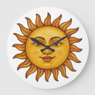 Relógio Grande Rosto solar