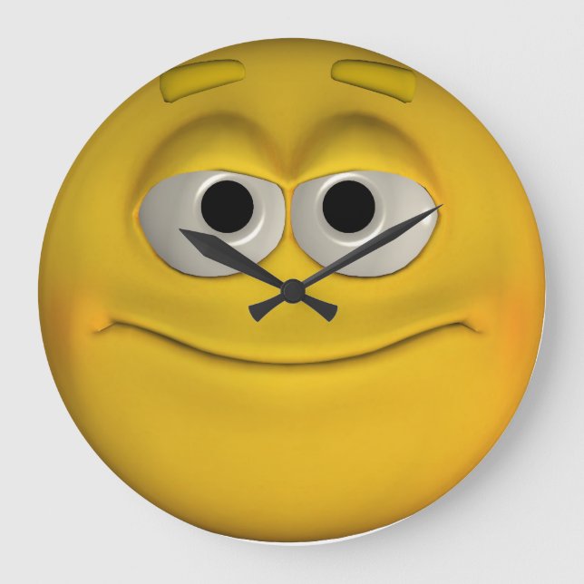 Relógio Grande Rosto sorridente (Frente)