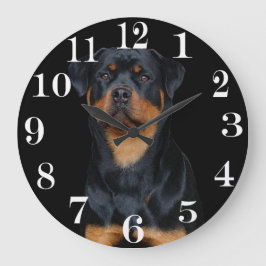 Relógio Grande Rottweiler
