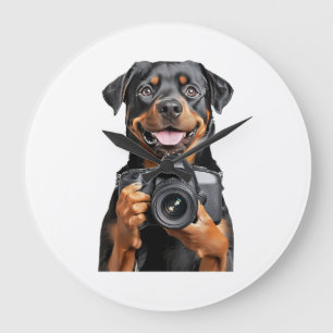 Relógio Grande Rottweiler  